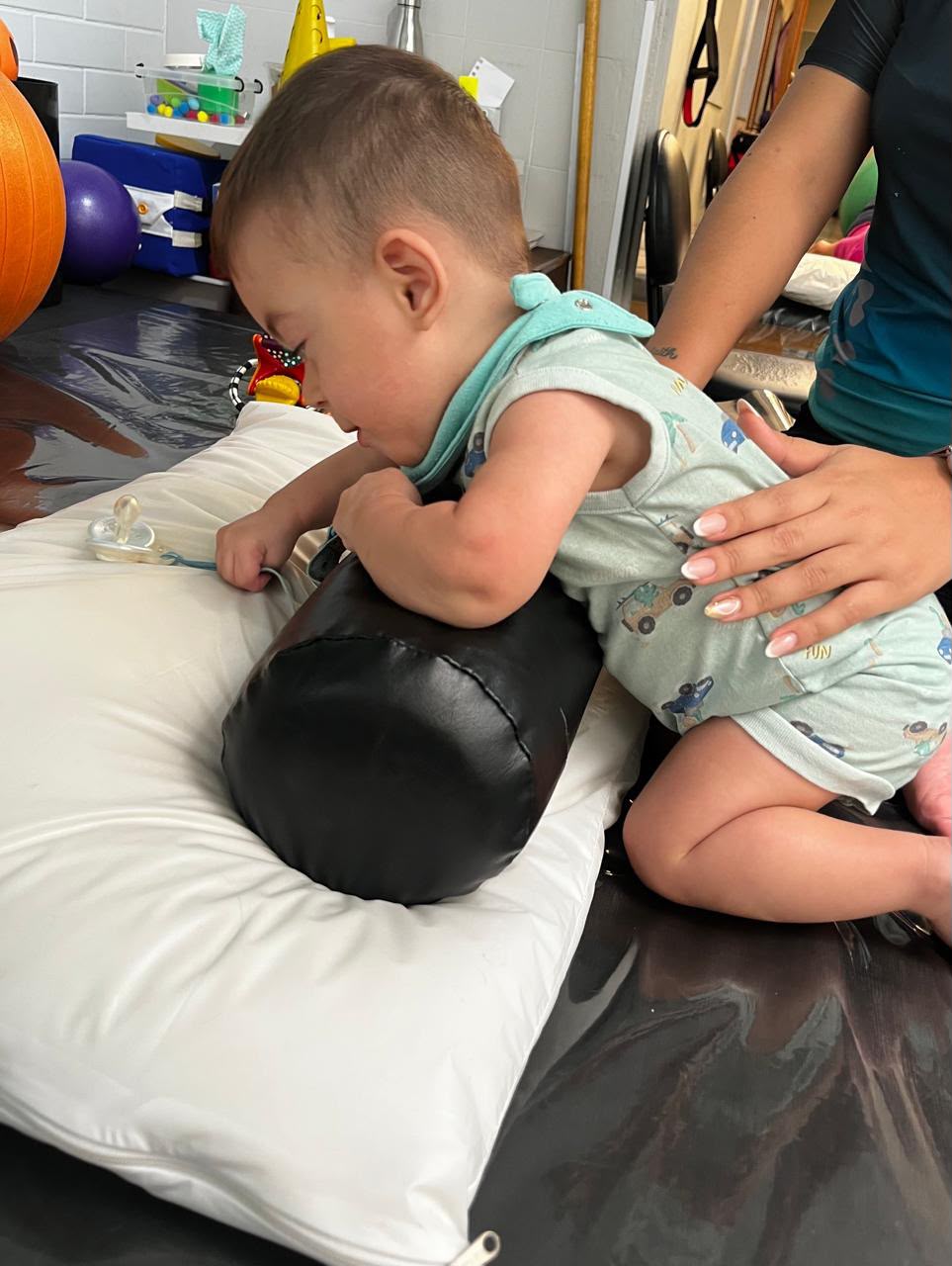 Atendimento de fisioterapia pediátrica